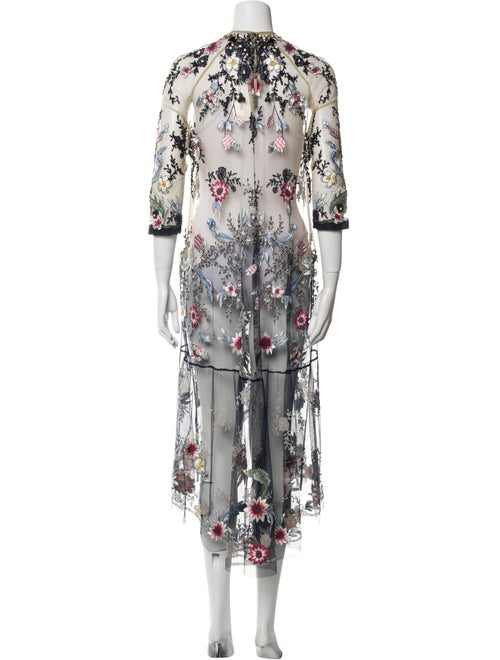 Biyan Floral Print Midi Length Dress