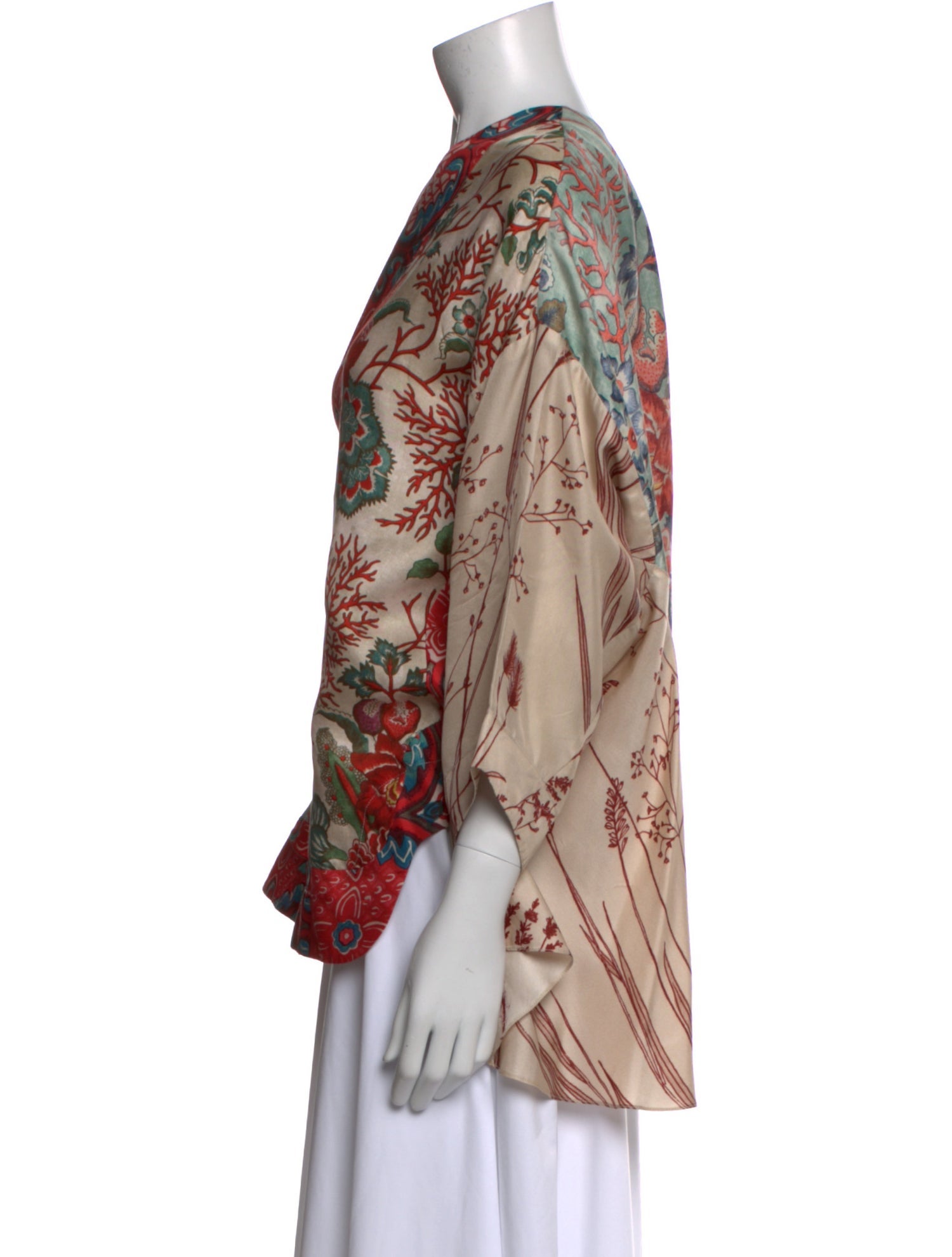 Biyan Silk Printed Blouse