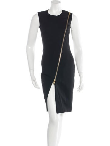Bouchra Jarrar Wool Asymmetrical Dress w/ Tags