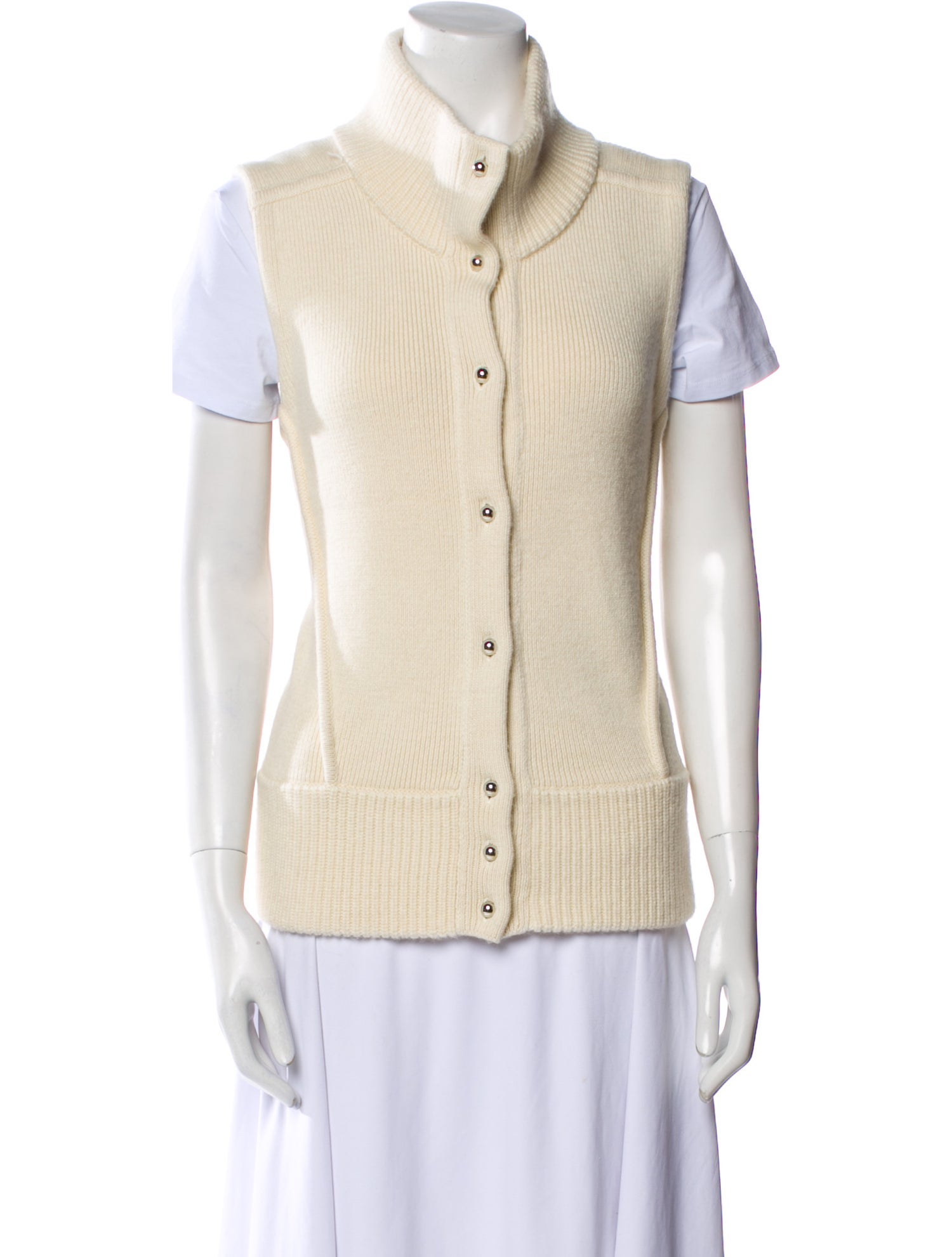 Bouchra Jarrar Wool Turtleneck Sweater