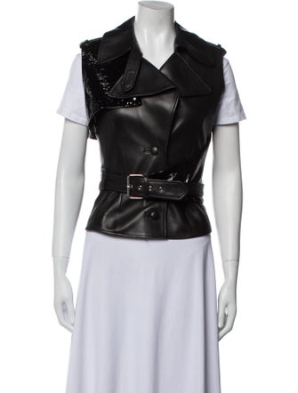 Bouchra Jarrar Lambskin Vest