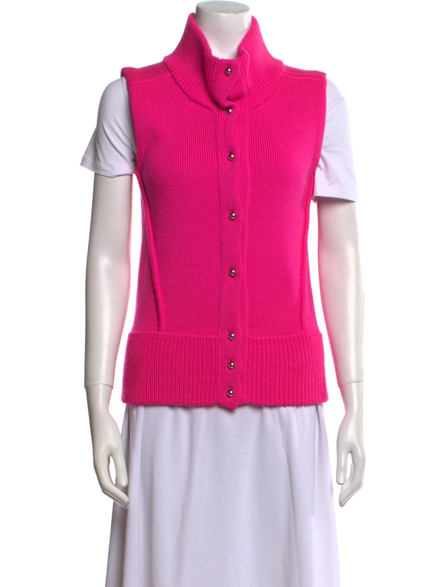 Bouchra Jarrar Wool Turtleneck Sweater