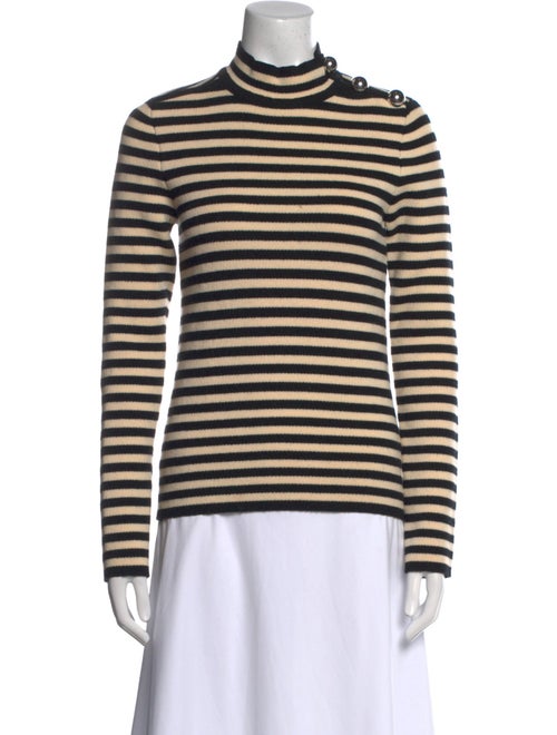 Bouchra Jarrar Wool Striped Sweater