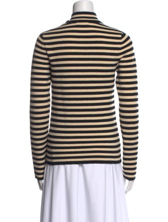 Bouchra Jarrar Wool Striped Sweater