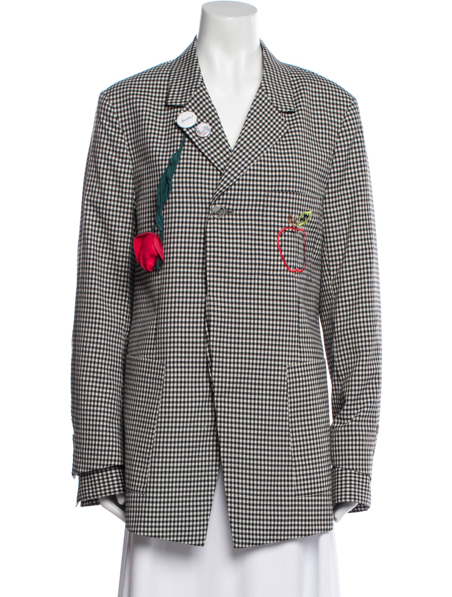 Bed J.W. Ford Plaid Print Blazer w/ Tags