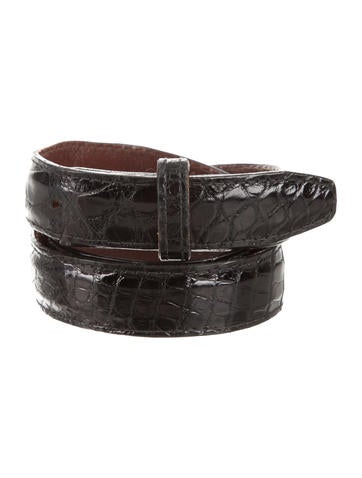 Barry Kieselstein-Cord Alligator Belt Strap