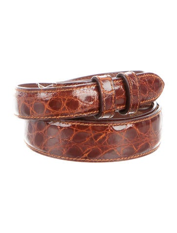 Barry Kieselstein-Cord Alligator Belt Strap w/ Tags