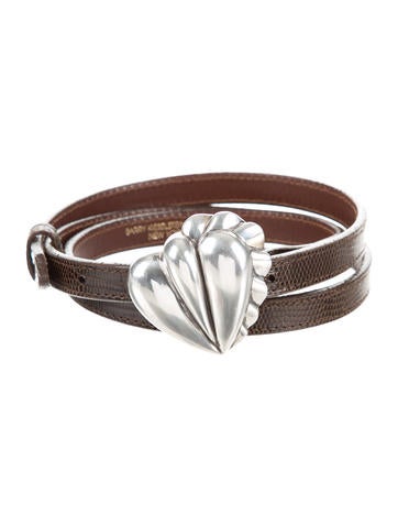 Barry Kieselstein-Cord Lizard Skinny Belt