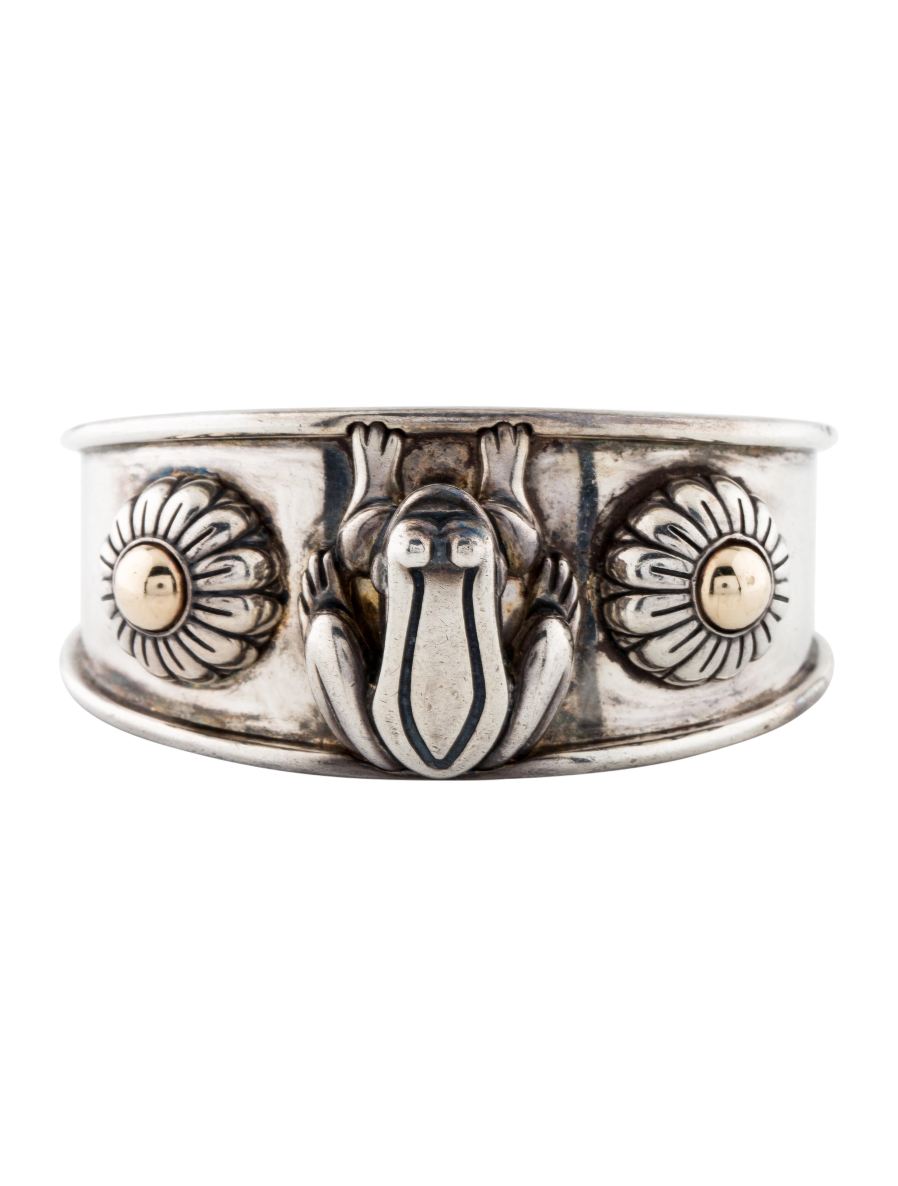 Kieselstein-Cord Two-Tone Frog Cuff