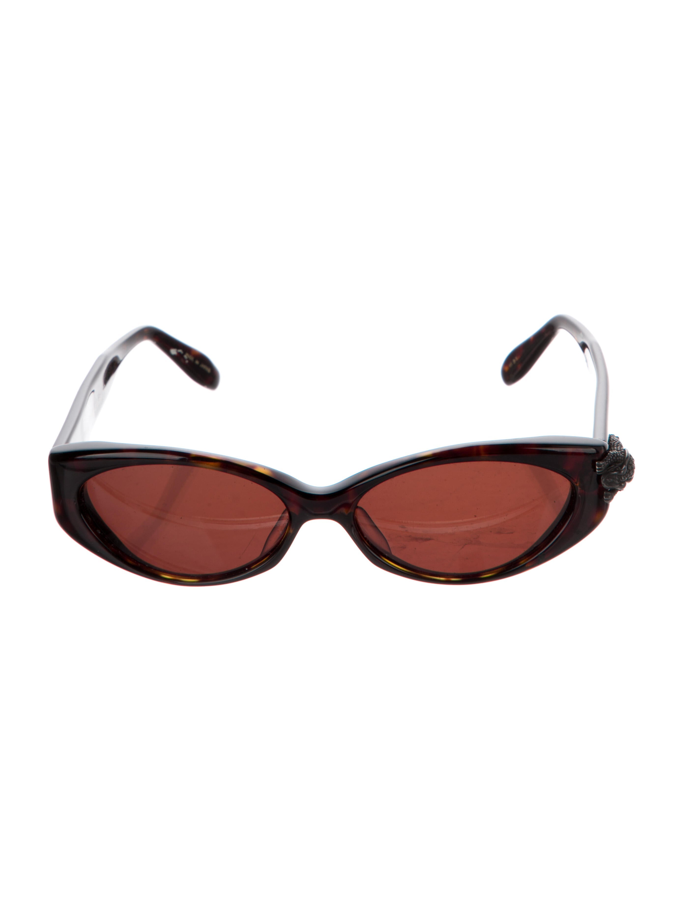 KieselsteinCord CatEye Tinted Sunglasses Brown Sunglasses