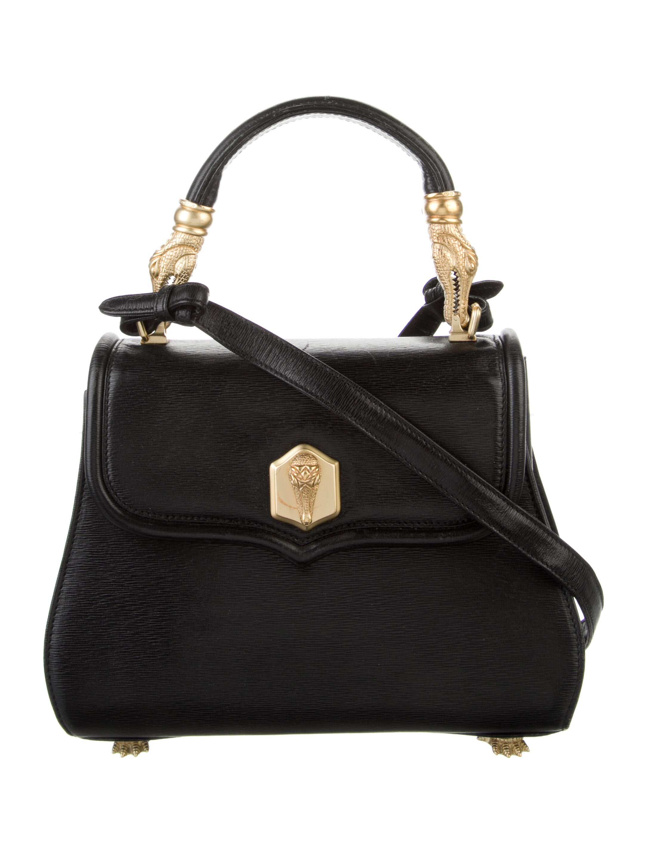 KieselsteinCord Leather Small Handle Bag Black Handle Bags, Handbags