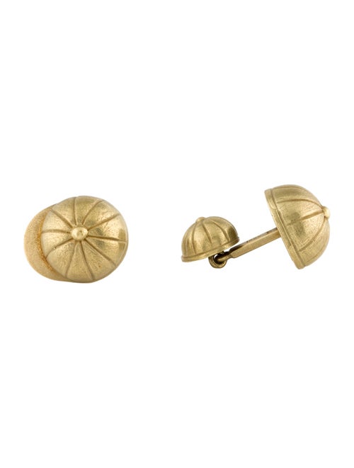 Kieselstein-Cord 18K Jockey Cap Cufflinks