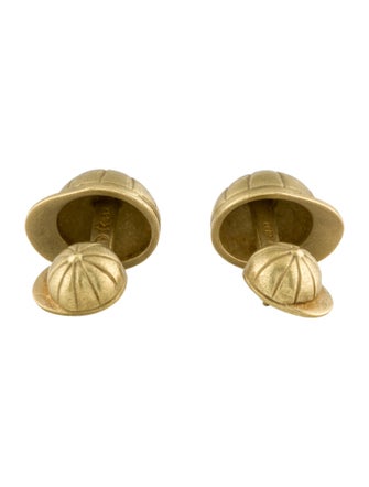 Kieselstein-Cord 18K Jockey Cap Cufflinks