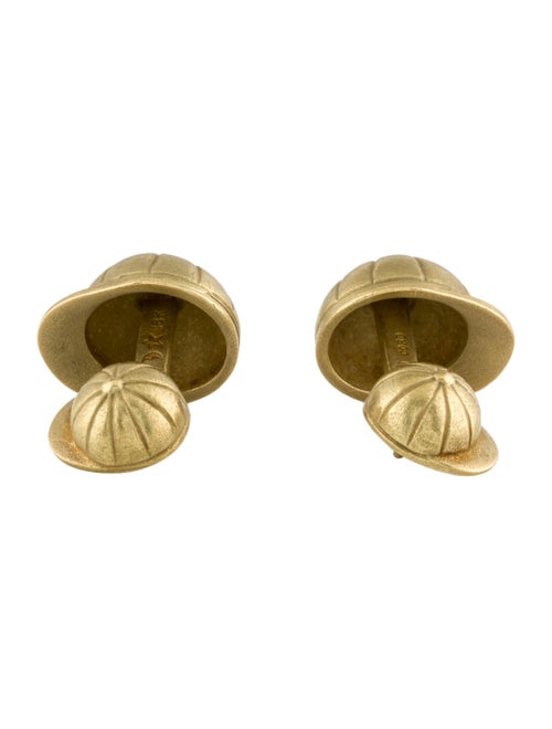 Kieselstein-Cord 18K Jockey Cap Cufflinks