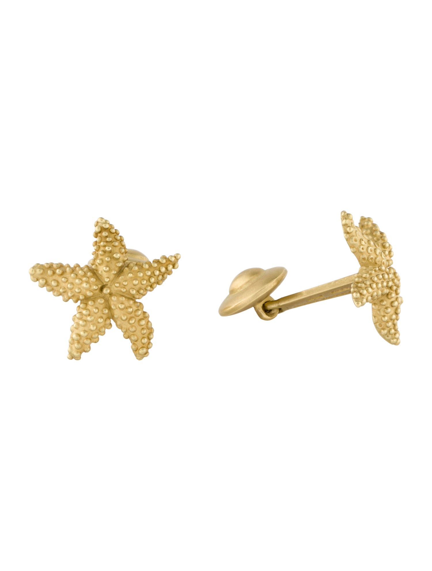 Kieselstein-Cord Vintage 18K Starfish Cufflinks