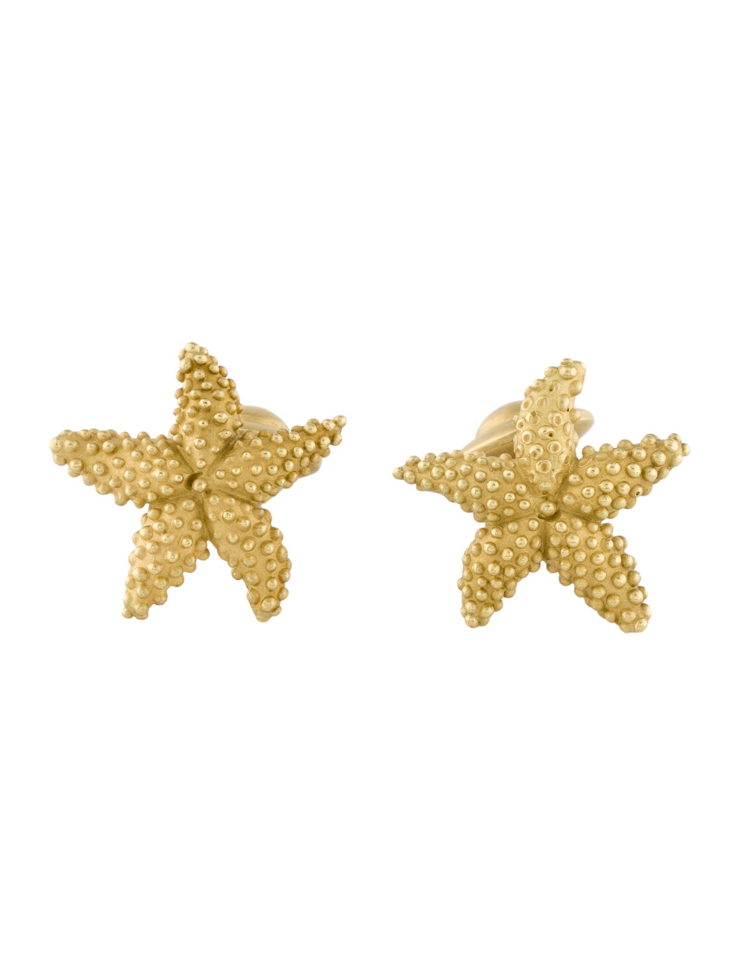 Kieselstein-Cord Vintage 18K Starfish Cufflinks