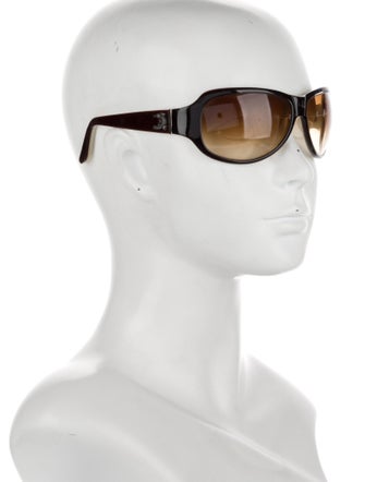 Kieselstein-Cord Shield Gradient Sunglasses