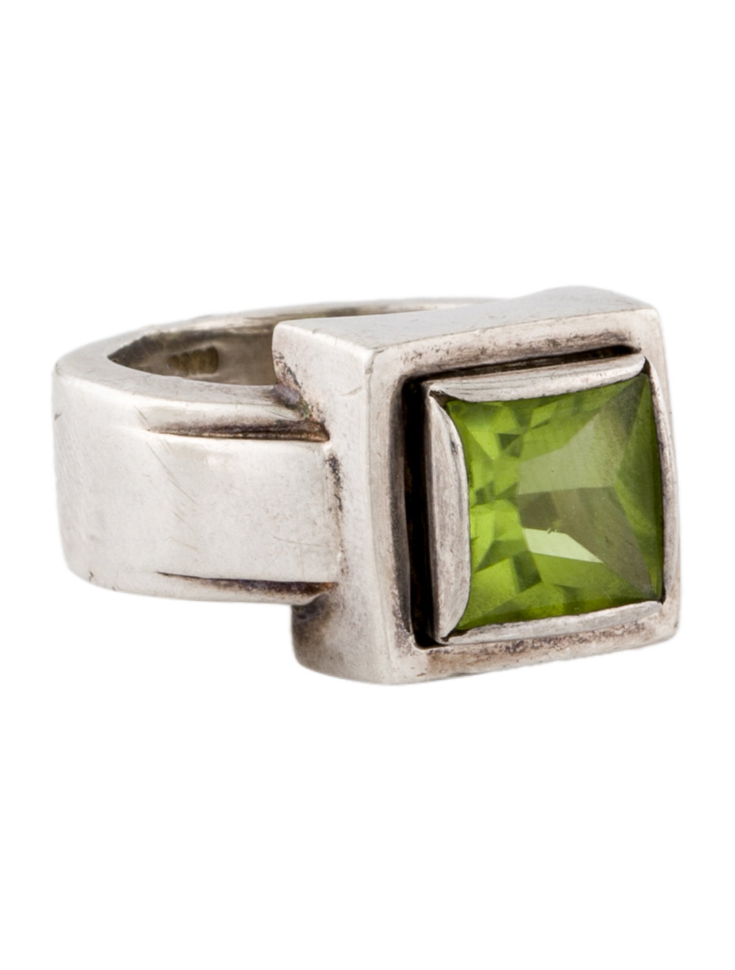 Kieselstein-Cord Green Stone Cocktail Ring