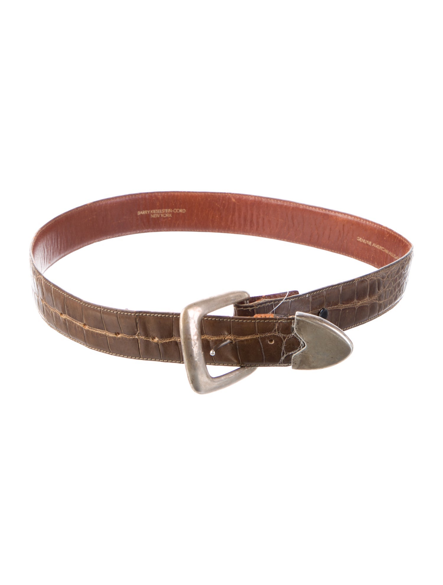 Kieselstein-Cord Alligator Waist Belt