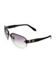 Kieselstein-Cord Shield Gradient Sunglasses