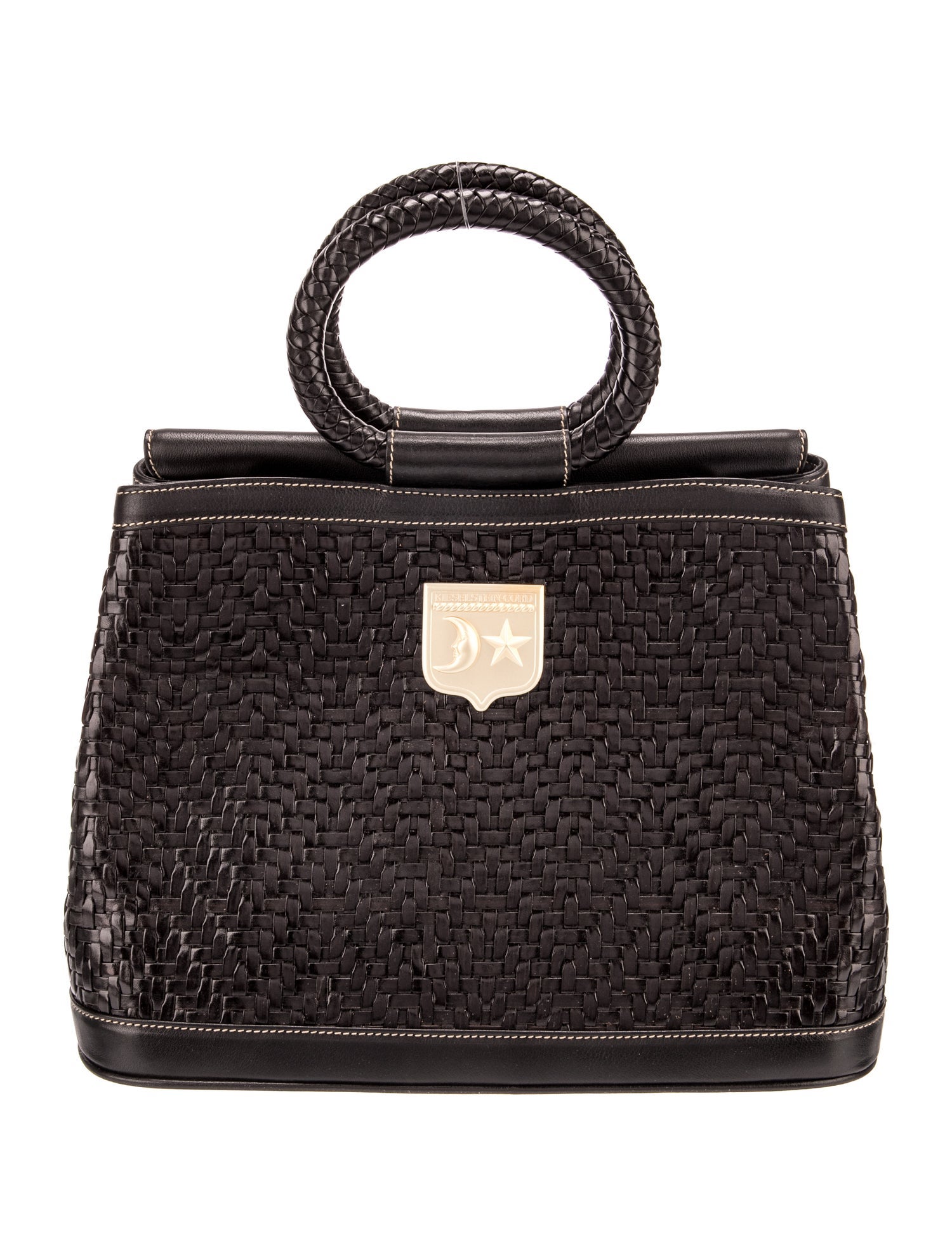 Kieselstein-Cord Leather Top Handle Bag