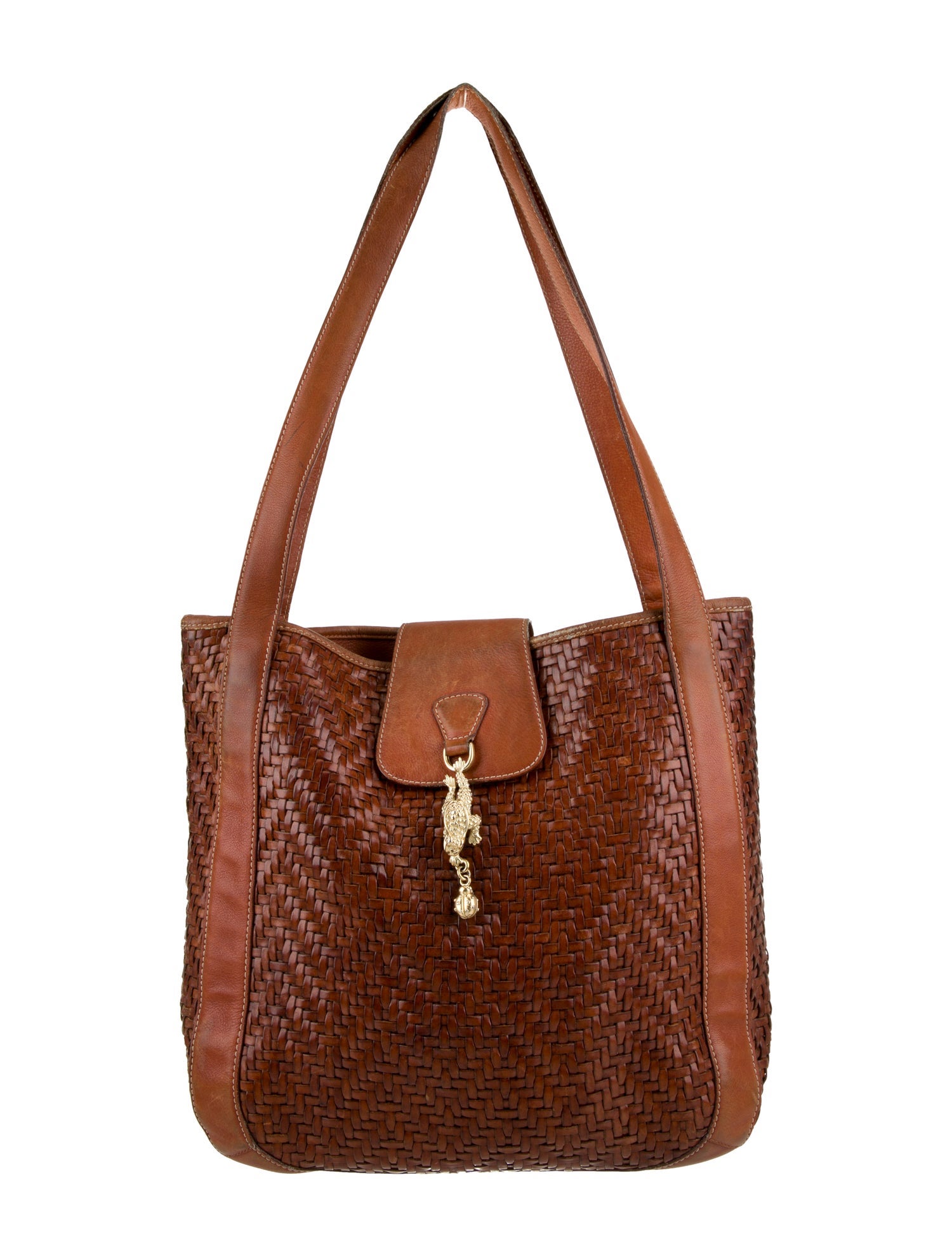 Kieselstein-Cord Leather Shoulder Bag