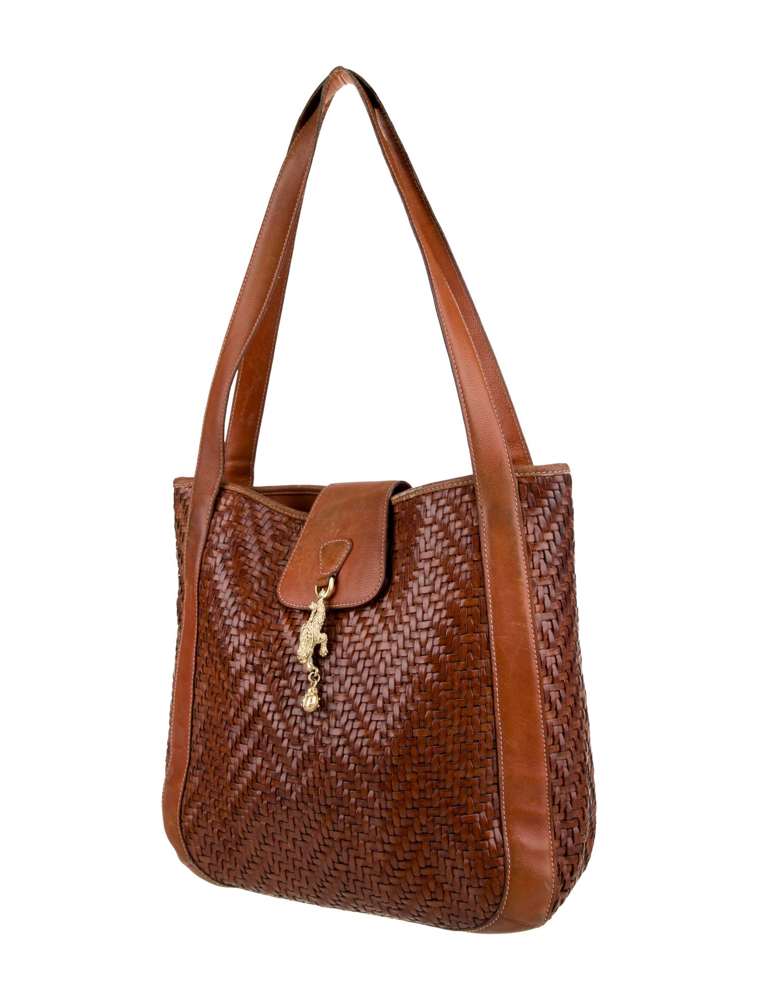 Kieselstein-Cord Leather Shoulder Bag