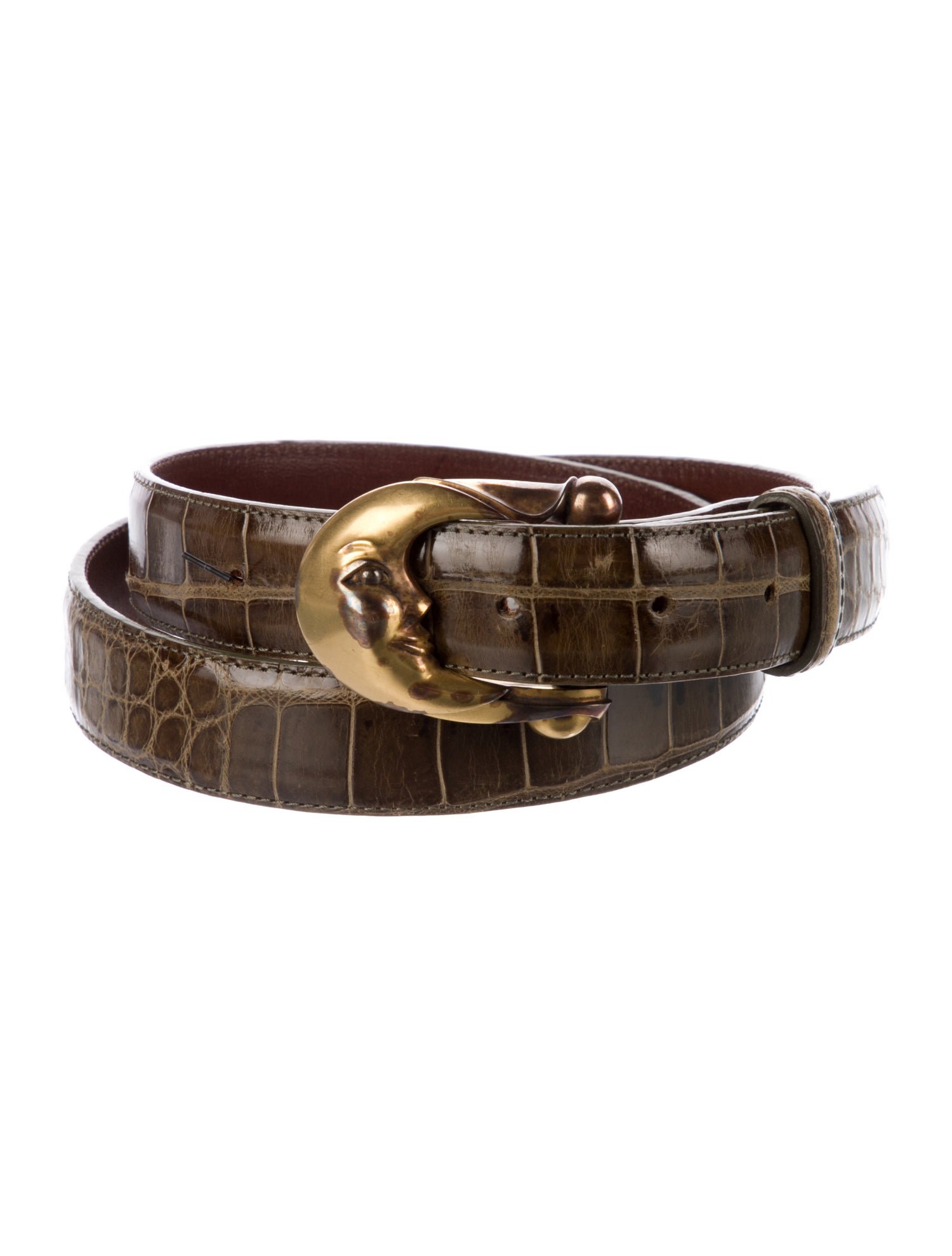 Kieselstein-Cord Skinny Snakeskin Belt