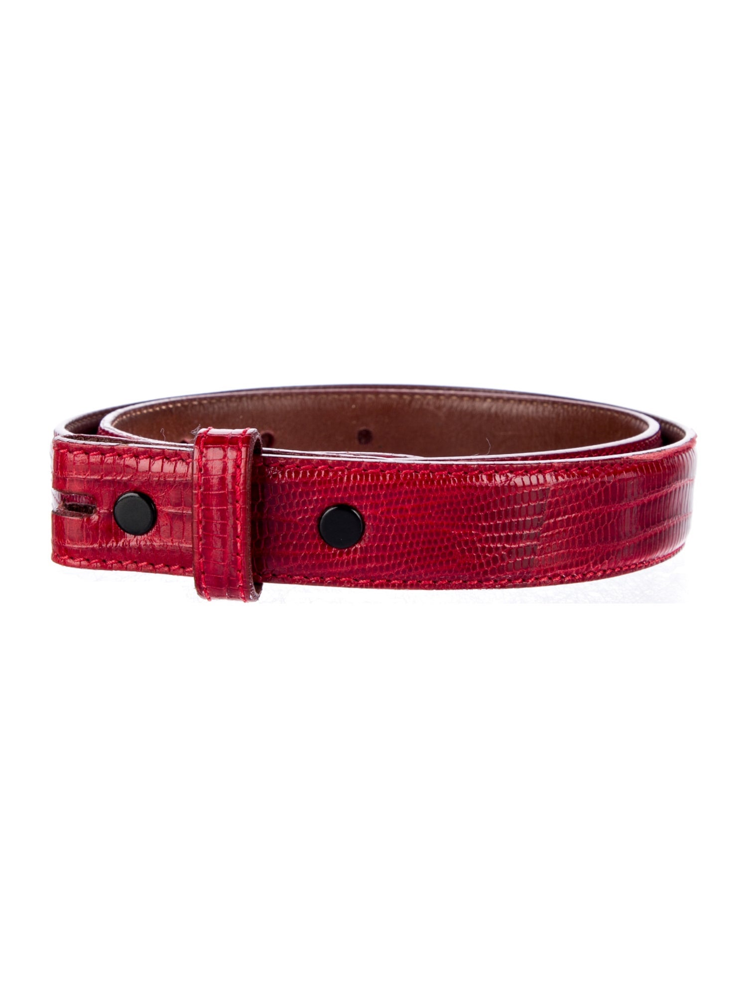 Kieselstein-Cord Skinny Lizard Belt