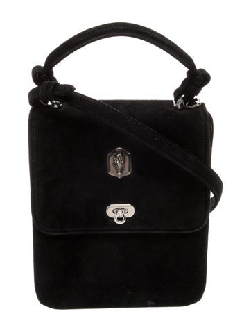 Kieselstein-Cord Handle Bags Suede Top Bag