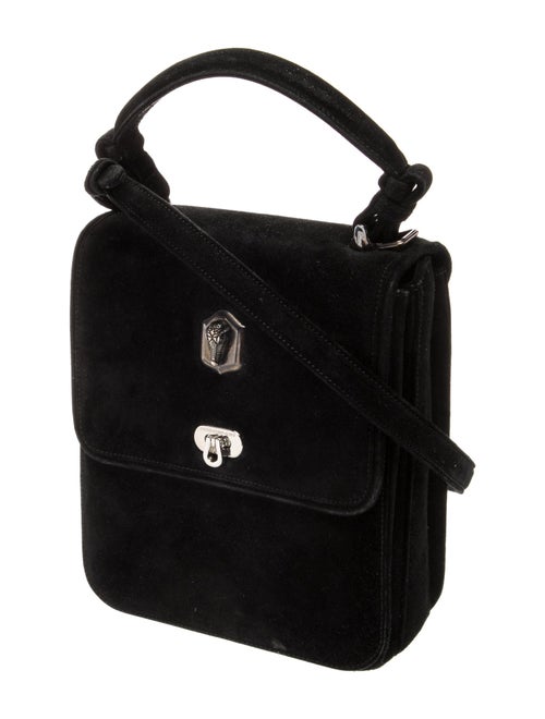 Kieselstein-Cord Suede Top Handle Bag