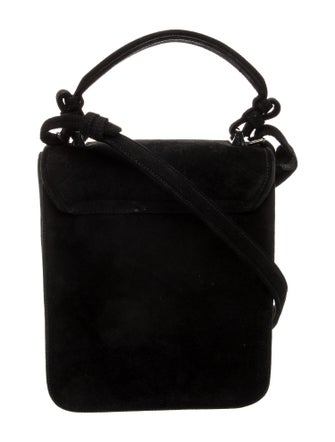 Kieselstein-Cord Suede Top Handle Bag