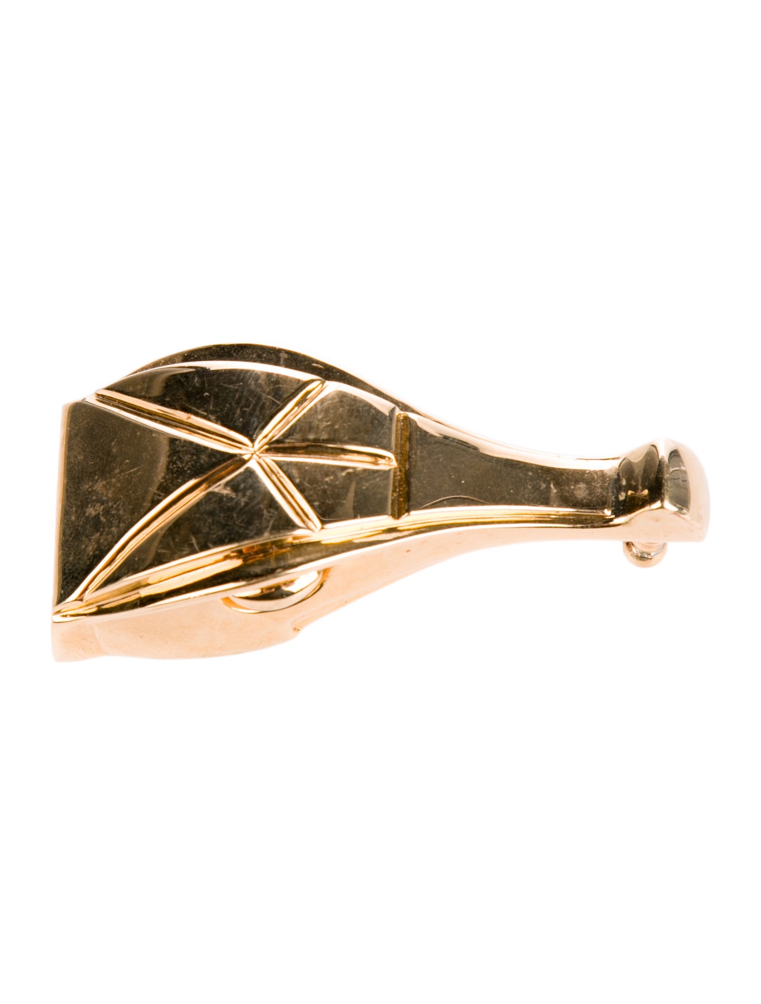 Kieselstein-Cord Gold Python Head Belt Buckle
