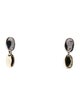 Kieselstein-Cord Two Tone Oval Drop Earrings