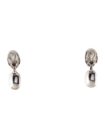 Kieselstein-Cord Two Tone Oval Drop Earrings