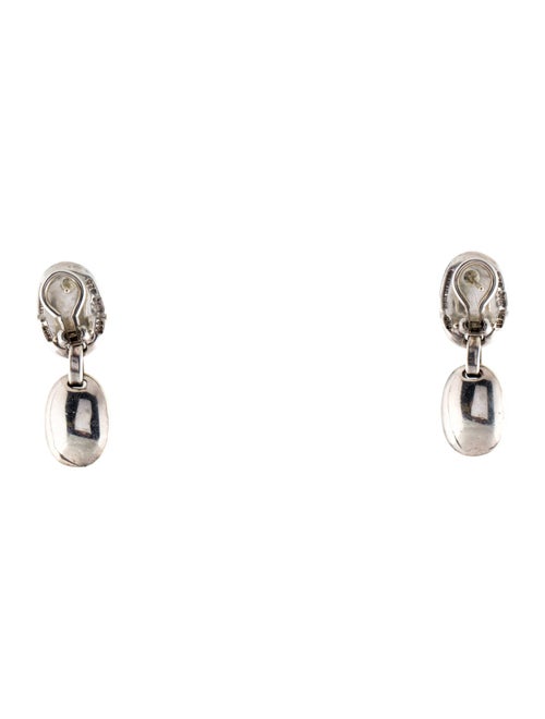 Kieselstein-Cord Two Tone Oval Drop Earrings