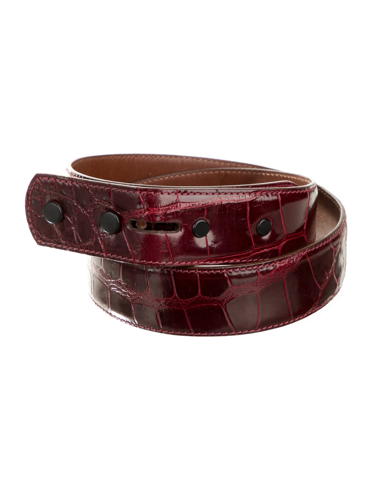 Kieselstein-Cord Alligator Waist Belt