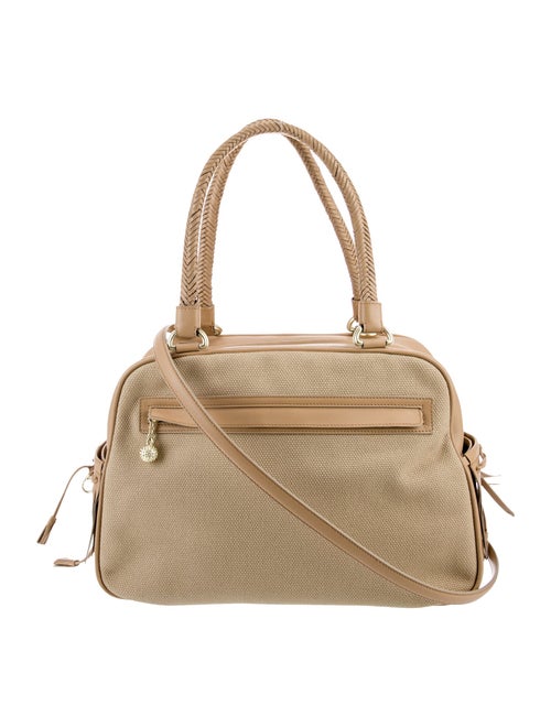 Kieselstein-Cord Canvas Top Handle Bag