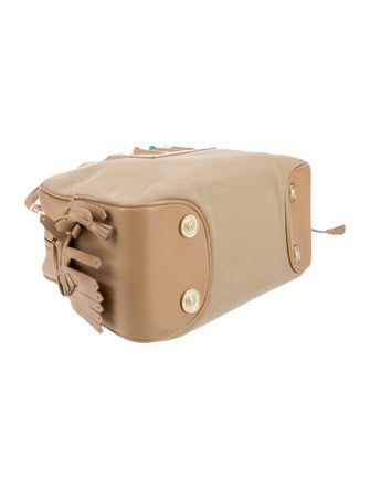 Kieselstein-Cord Canvas Top Handle Bag