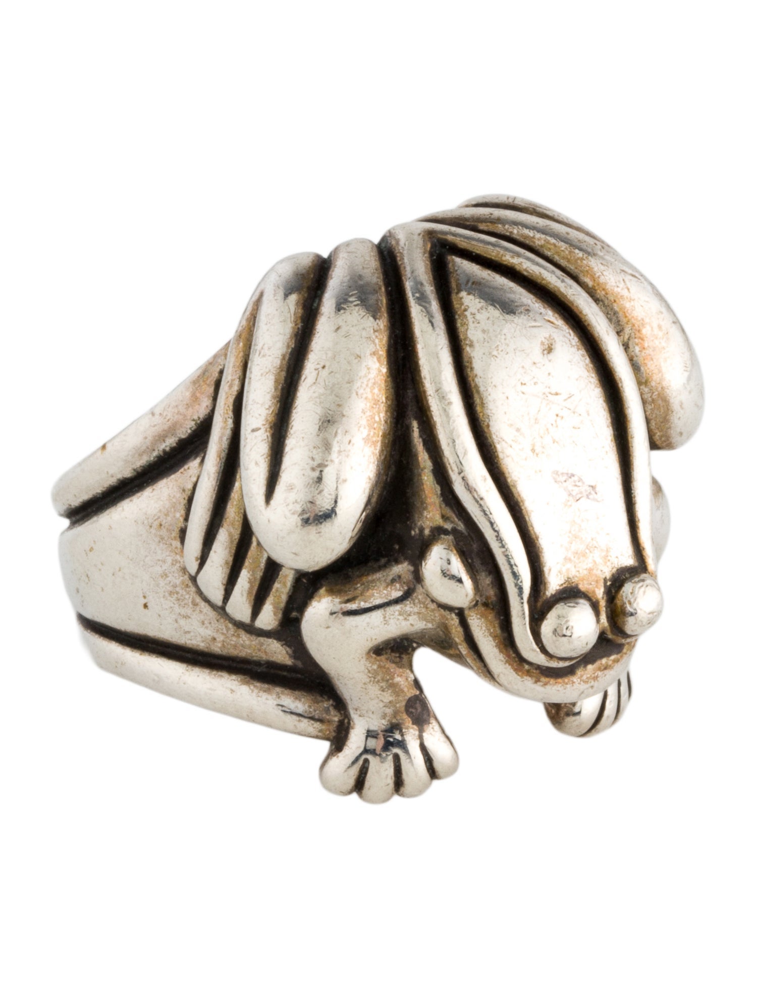 Kieselstein-Cord Vintage Frog Cocktail Ring