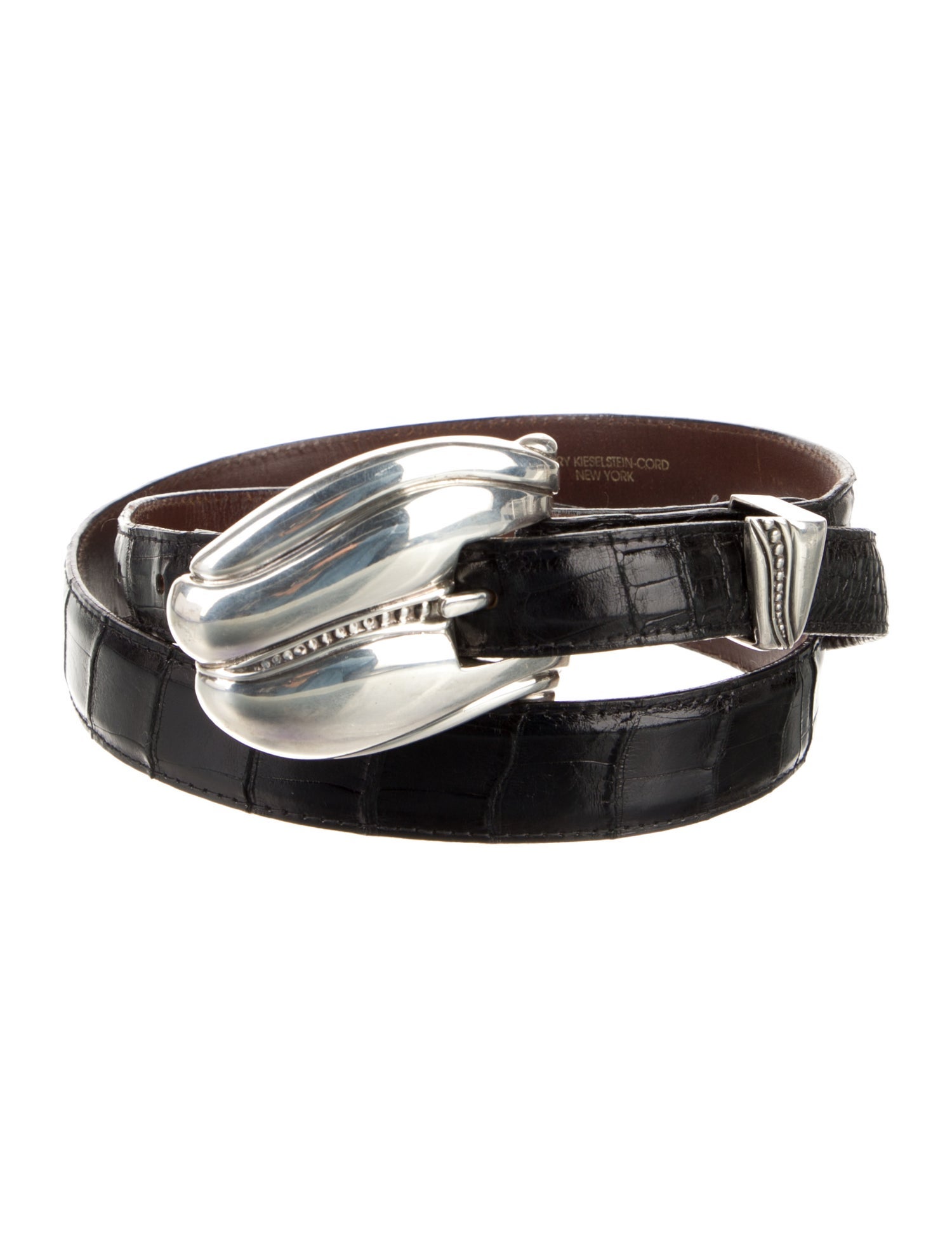 Kieselstein-Cord Leather Belt