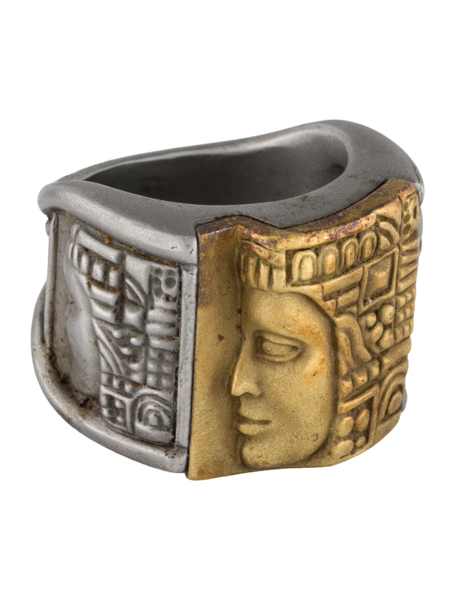 Kieselstein-Cord Two-Tone Woman of the World Ring