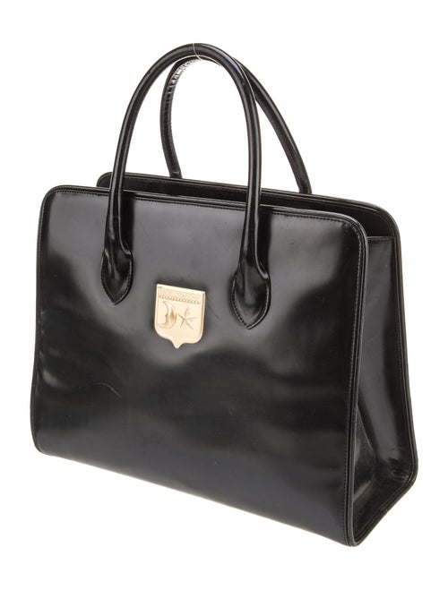 Kieselstein-Cord Patent Leather Top Handle Bag