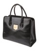 Kieselstein-Cord Patent Leather Top Handle Bag