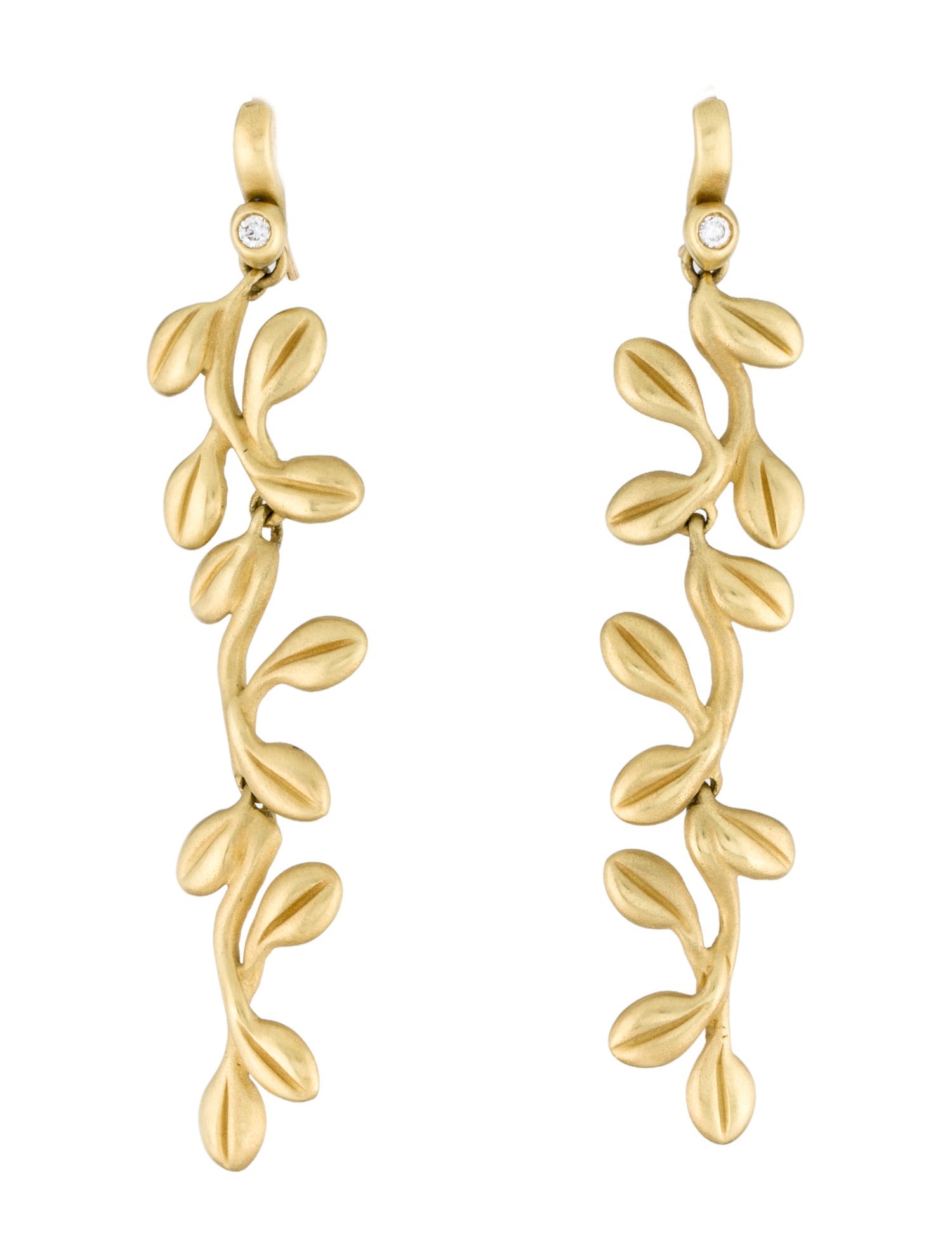 Kieselstein-Cord 18K Diamond Drop Earrings