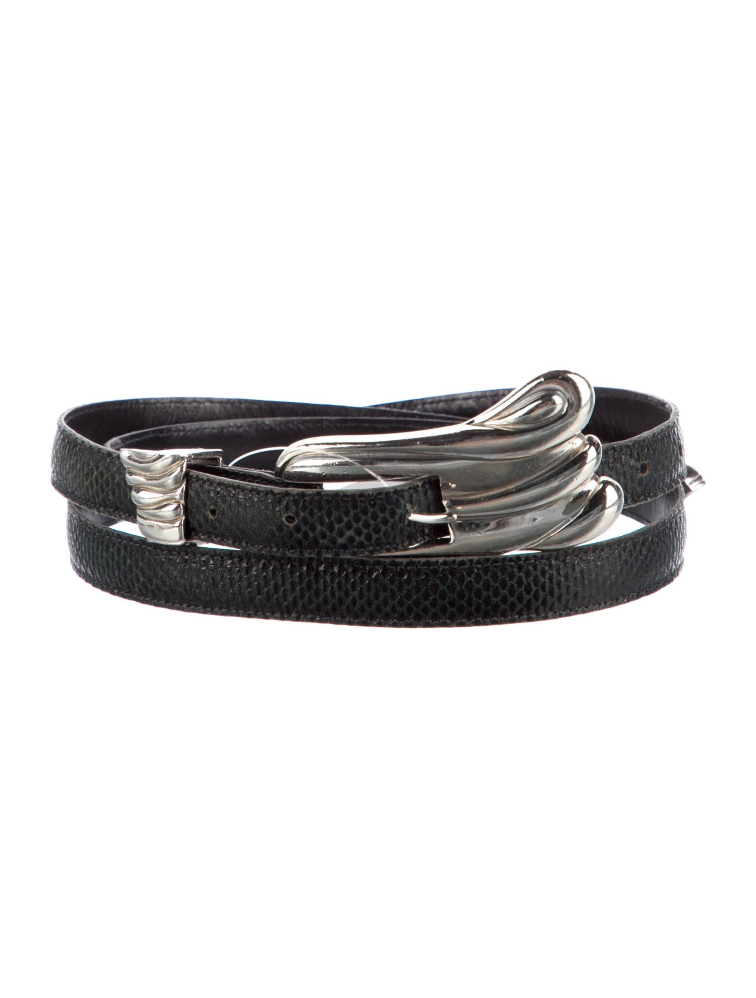 Kieselstein-Cord Skinny Leather Belt