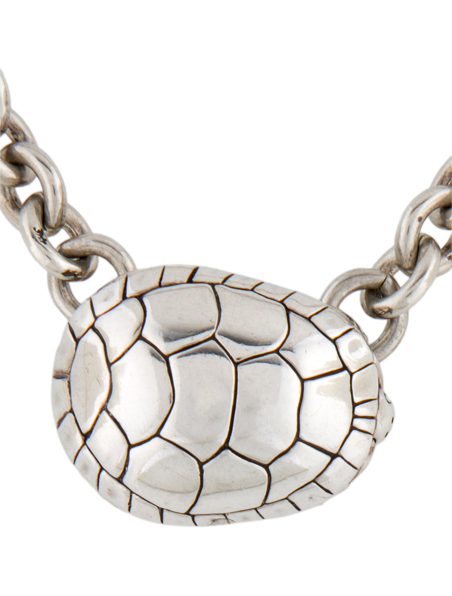 Kieselstein-Cord Turtle Pendant Necklace