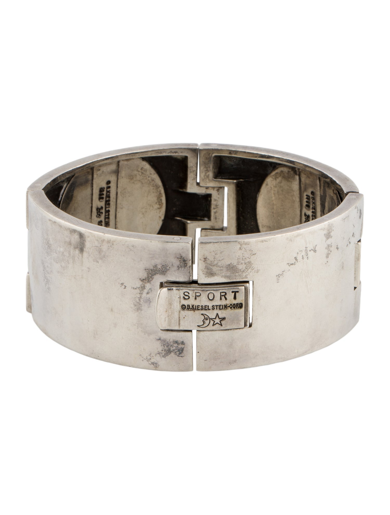 Kieselstein-Cord Plaque Link Bracelet