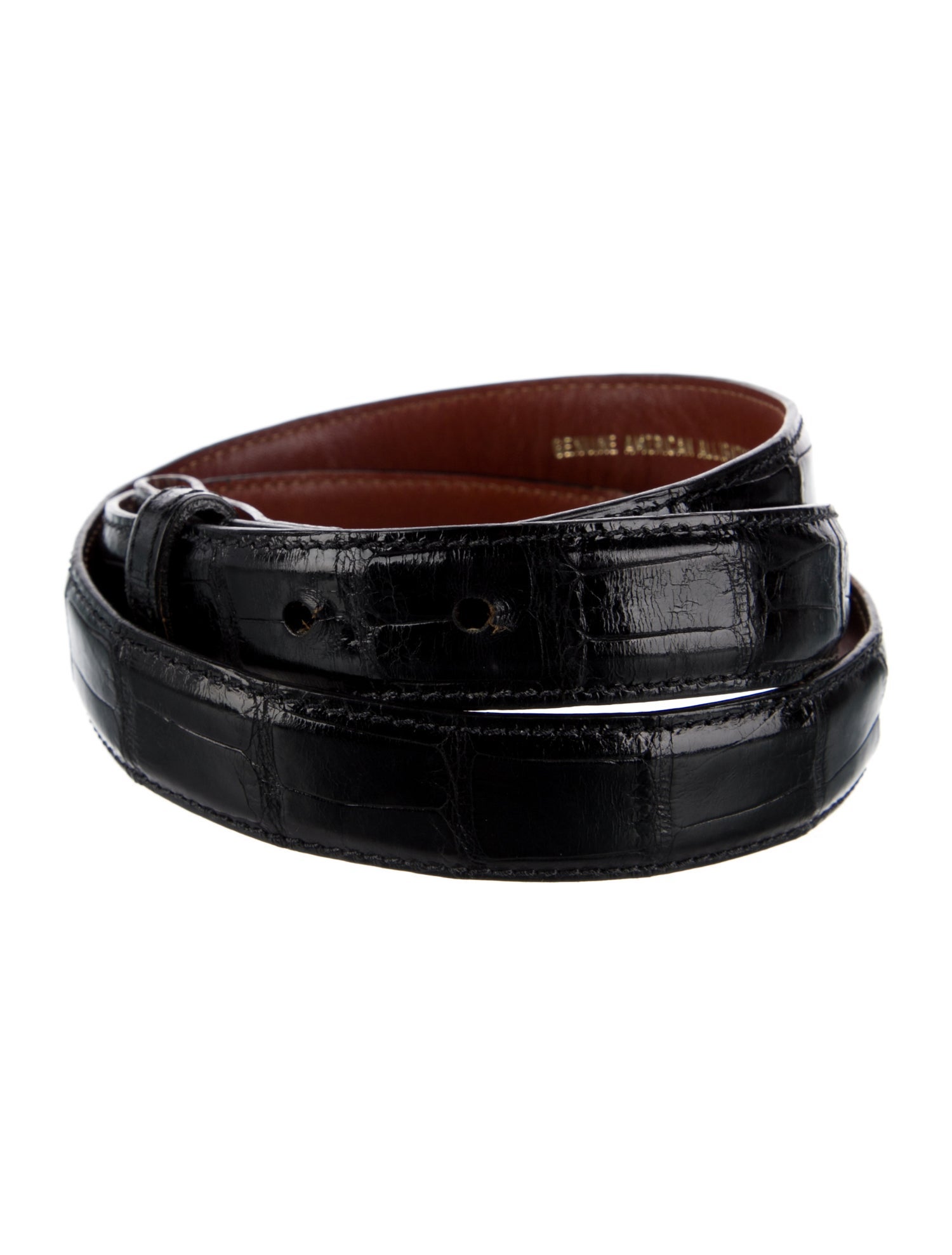 Kieselstein-Cord Skinny Patent Leather Waist Belt