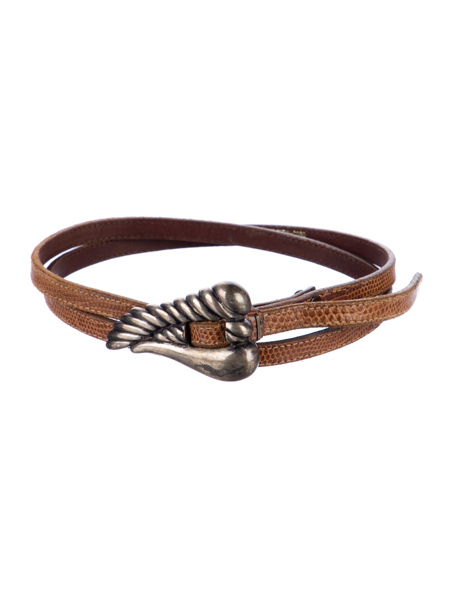 Kieselstein-Cord Leather Belt